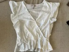 BCBG Generation ホワイトブラウス 半袖