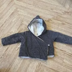 PETIT BATEAU フード付きアウター 80センチ