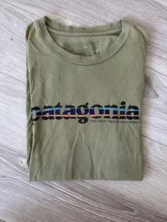 patagonia Tシャツ オリーブグリーン