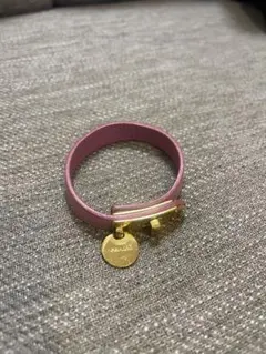 PRADA ブレスレット レザー ピンク