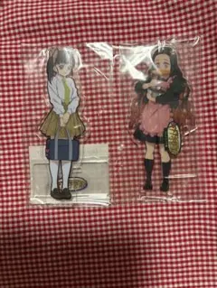 鬼滅の刃 キメツ学園 栗花落カナヲ 胡蝶カナエ アクリルスタンド