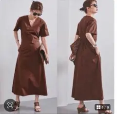 半袖ロングワンピース　ユナイテッドアローズ　綿混