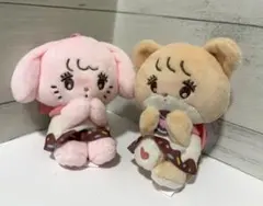 mikko × Sanrio マスコット 2点セット ドーナツデザイン