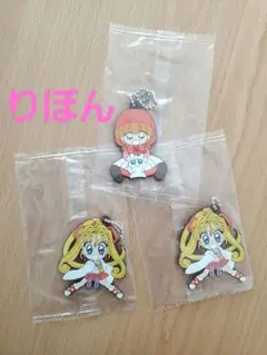 ★3点セット★【新品】ラバーマスコット 神風怪盗ジャンヌ 赤ずきんチャチャ