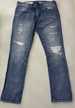 Gap slim ダメージ デニムパンツ