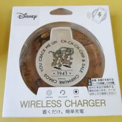 新品 ディズニー ワイヤレスチャージャー チップ＆デール