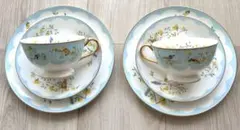 Noritake Ch Tea Room by Chesty コラボプレート3枚 Noritake Ch Tea Room by Chesty コラボプレート3枚 Noritake Ch