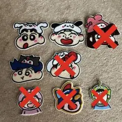 クレしん ワッペン 3枚
