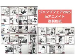 ジャンプフェア2025 inアニメイト 特典 色紙 原作画 カグラバチ ヒロアカ