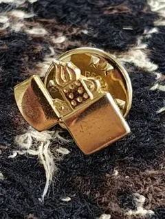 Zippo ピンバッジ ゴールドカラーのサムネイル