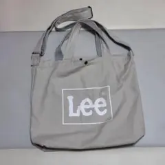 【Lee/リー】 キャンバス 2WAY ショルダーバッグ/トートバッグ グレー