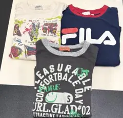 surl SLAPSLIP FILA長袖Tシャツ3枚120cm