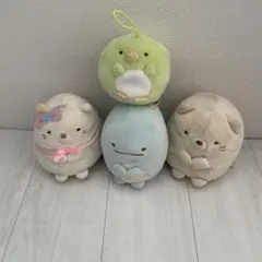 すみっコぐらし うつぶせゴムひも付きマスコット 3個セット - メルカリ