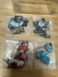 でふぉラバ!ズートピア２ キーホルダー4種セット