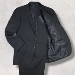 未使用品✨コナカ Vスーツ 礼服 黒 AB6 無地 ビジネス シャワークリーン⁠のサムネイル