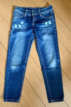 ❇︎保管・美品❇︎中古　ダメージデニム　レディース　ストレッチ無　Sサ〜Mイズ