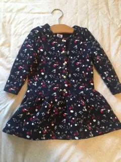 プチバドー　PETIT BATEAU  キルティングワンピース 24m/86cm