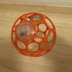 Oball オレンジ　ラトル 知育玩具