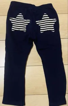 星柄ポケット ロングパンツ ネイビー