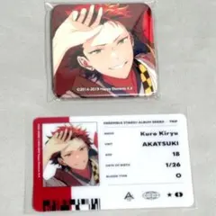 あんさんぶるスターズ!! 鬼龍紅郎 スクエア缶バッジ アルバムシリーズ