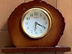 CITIZEN 木製クオーツ置時計 記念品 ジャンク