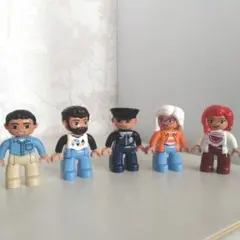 デュプロ LEGO フィグ 人形 5体セット 大人