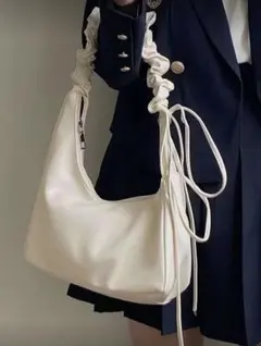 SHEIN ショルダーバッグ ハンドバッグ アイボリー バッグ シーイン