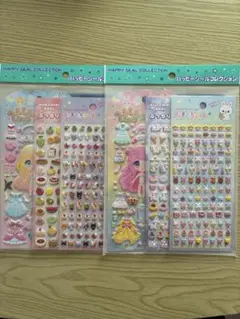 シールセット　へんしんしちゃうシール　ぷっちりシール　プッチもちシール　シール帳