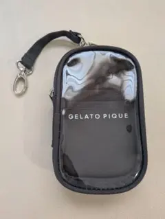 極美品GELATO PIQUE ジャラートピケ　クリアポーチ ストラップ　グレーのサムネイル