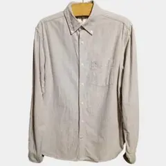 GAP 長袖シャツ ボタンダウン 無地 灰 オックスフォード グレー　US古着