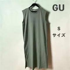 GU Iラインワンピース　ノースリーブ　Sサイズ