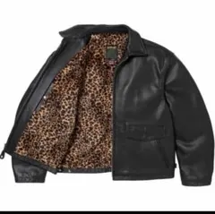 supreme schott leather racer jacket Mのサムネイル