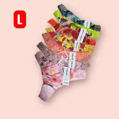 ⭐️新品⭐️palisse 花柄Tバックショーツ 【Lサイズ】７枚セット