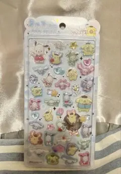 うるちゅるポップシール　ポチャッコ　シナモロール　ポムポムプリン　うるちゅる