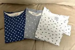 HEART MARKET 長袖カットソー・Tシャツ 3枚セット　黒猫・羊・他