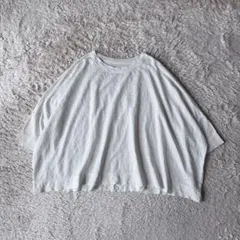 y's ワイズ】カットソーTシャツ ホワイト オーバーサイズ ドルマン