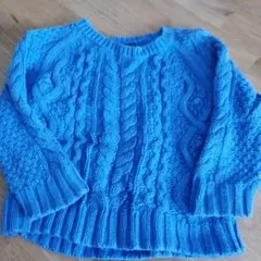 babyGap ケーブル編み ニットセーター 90cm 紫