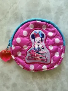 ち*ま様 ディズニーミニーのファンダーランド ガチャ ポーチ ハートチャーム