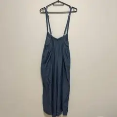 デニム サロペット ワイドパンツのサムネイル