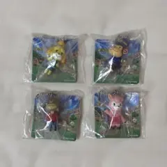 あつ森 どうぶつの森 マスコットフィギア 4種