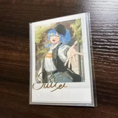 星街すいせい 誕生日＆活動6周年記念　チェキ風ブロマイドカード