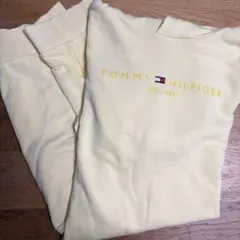 TOMMY HILFIGER 半袖 フーディーワンピース イエロー 164