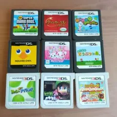 ニンテンドーDS/3DS ゲームソフト9点セット ケース付き