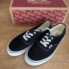アウトレット⭐︎VANS オーセンティック　バンズ 24.5㎝ ブラックのサムネイル