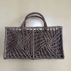 山葡萄　かごバッグ　蜘蛛の巣編み　国産