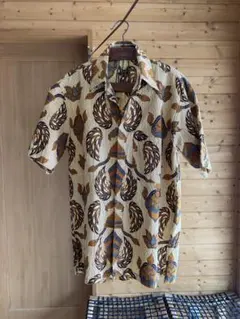 古着　柄シャツ　メンズ