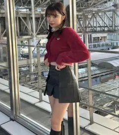 HTH shaggy cropped cardigan