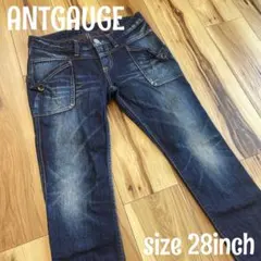 ANTGAUGE レディース フラップポケット スキニージーンズ