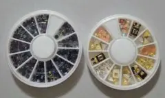 ネイルパーツ　2ケースセット