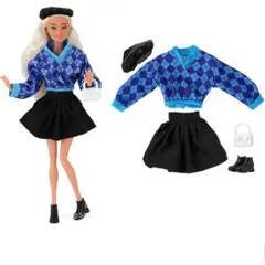 バービー人形 リカちゃん ジェニー 服 ドレス アウトフィット 692